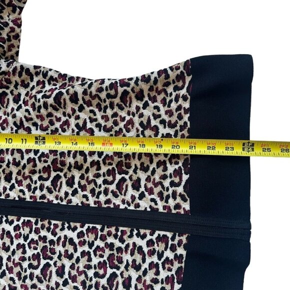 Vintage Misook Animal Print Jacket Full Zip Leopard Cheetah Sweater  Size Small - Picture 7 of 7